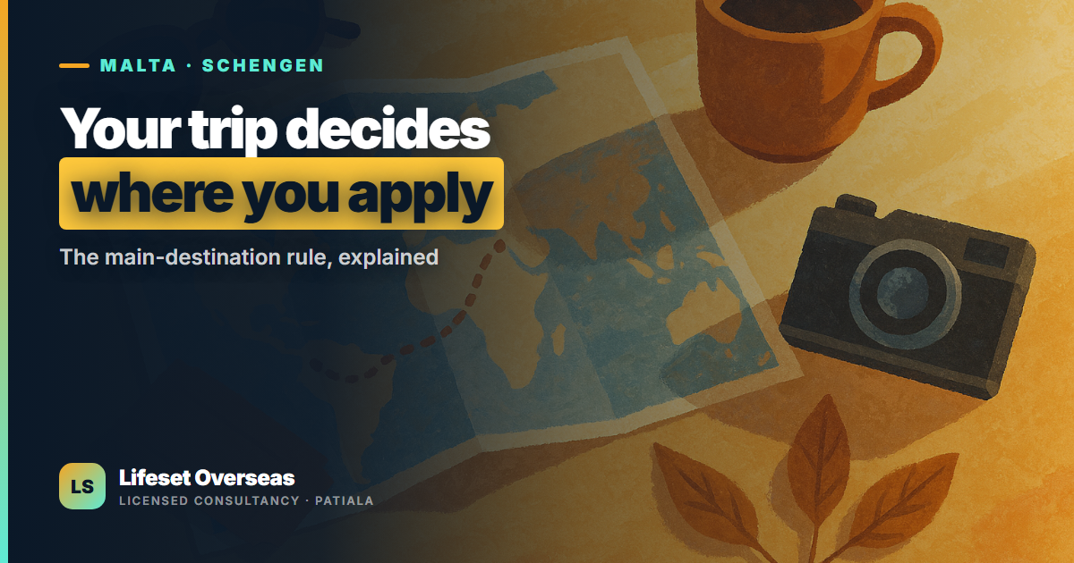 Malta Schengen Visa from India: The Main-Destination Rule