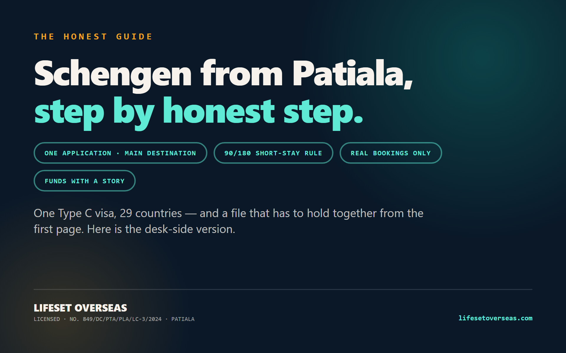 Schengen Tourist Visa from Patiala: The Honest, Complete Guide